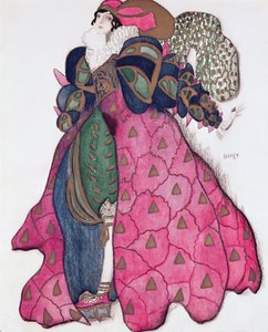 Figurino para o balé &39;La Legende de Joseph&39; de Leon Bakst