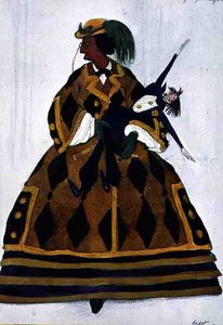 Roupa para a inglesa, da La Boutique Fantastique de Leon Bakst