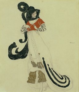 Figurino, c. 1914 de Leon Bakst
