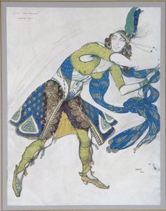 Dança Indiana La Marquise de Casati, 1912 de Leon Bakst