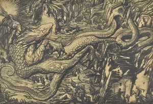 O monstro de guerra. de Leon Bakst