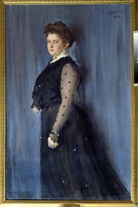 Retrato de S.P.Wallison (Retrato de S.P.Wallison) (óleo sobre tela) de Leon Bakst