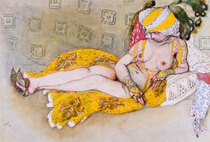 A Sultana Amarela, 1916. de Leon Bakst