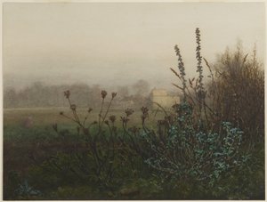 Paisagem rural de Léon Bonvin