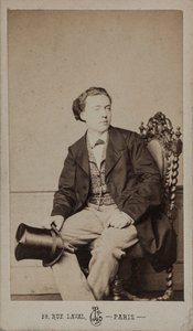 Retrato do compositor Louis Diémer 1843-1919, c. 1875.