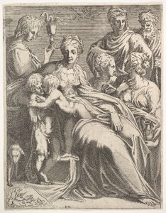 Virgin and Child with Saints, ca. 1550-56.