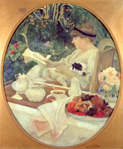 Chá no jardim, 1910