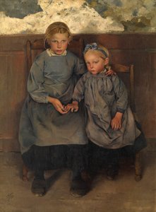 Duas Raparigas do País Valão de Leon Henri Marie Frederic