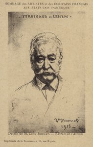 Ferdinand de Lesseps (1805-1894), empreendedor francês e construtor de canais de Leon Joseph Florentin Bonnat