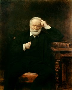 Retrato do escritor francês Victor Hugo (1802-1885) Pintura de Leon Joseph Bonnat (1833-1922) 1879 Sol. 1,38x1,1 m