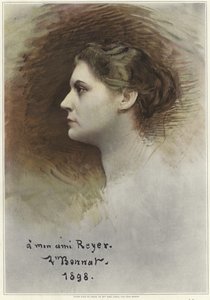 Estudo para um perfil de Rose Caron de Leon Joseph Florentin Bonnat
