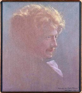 Retrato de Ignacy Jan Paderewski (1860-1941) (Hommage au Grand Polonais) par Kaufmann, Leon (1872-1933). Óleo sobre tela de Leon Kamir Kaufman
