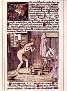 Ilustração do romance de Honore de Balzac "La Mye du Roy" de Leon Lebegue (1863-1944)