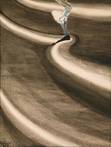 Raparigas nas Ondas; Fillettes devant la vague de Leon Spilliaert