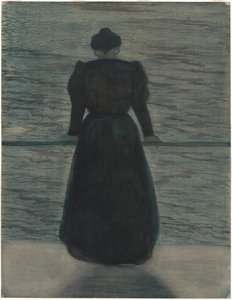 Mulher à beira-mar de Leon Spilliaert