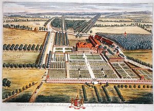 Dawly no condado de Middlesex gravada por Johannes Kip (c.1652-1722) (gravura)