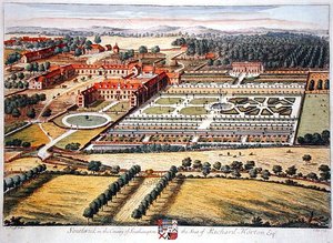 Southwick no condado de Southampton gravada por Johannes Kip (c.1652-1722) (gravura)
