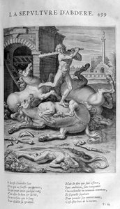 O Enterro de Abdère, 1615 de Leonard Gaultier