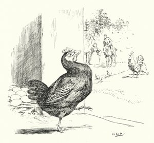 Higgley Piggley, minha galinha preta (gravura) de Leonard Leslie Brooke