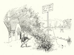 Pequeno Tommy Tittlemouse (gravura) de Leonard Leslie Brooke