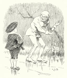 Uma manhã nublada, quando o tempo estava nublado (gravura) de Leonard Leslie Brooke