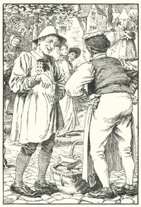 Simple Simon (gravura) de Leonard Leslie Brooke