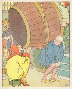 O Ganso de Ouro (litografia a cores) de Leonard Leslie Brooke