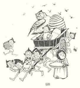 Os Jumblies (litho) de Leonard Leslie Brooke