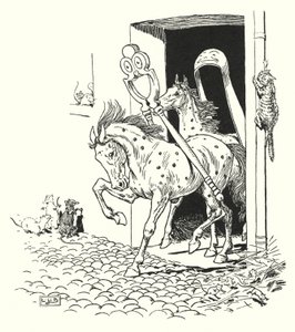 Os Quebra-Nozes e os Tenazes (litho) de Leonard Leslie Brooke
