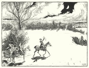 Havia três galeses joviais (gravura) de Leonard Leslie Brooke