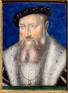 Claude de Guise, cerca de 1567 (Esmalte policromado sobre cobre) de Leonard Limosin