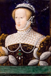 Eleonora de Habsburgo, Limoges,1560 (Esmalte sobre cobre)
