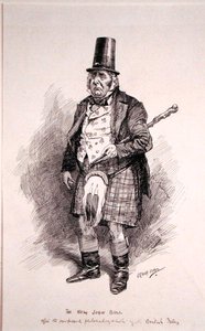 O Novo John Bull, ilustração de Punch, publicado no dia 26 de Outubro de 1910 (caneta e tinta sobre papel) de Leonard Raven Hill