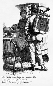 Oh não senhor A Genlteman, c1899 de Leonard Raven Hill