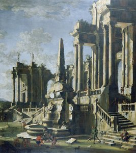Ruínas Imaginárias (óleo sobre tela)