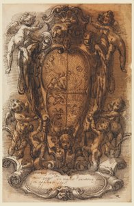 Desenho de Escudo com Brasão de Armas