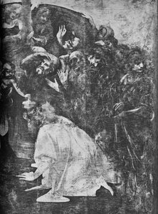 Adoração dos Magos - porção inferior direita, c1481 1945 de Leonardo da Vinci
