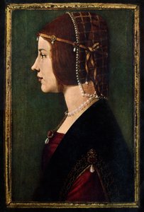 Beatrice dEste 1475-1497, c1490. de Leonardo da Vinci
