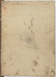Código sobre o vôo dos pássaros, c. 1505-06, manuscrito em papel, cc. 18, Capa I de Leonardo da Vinci