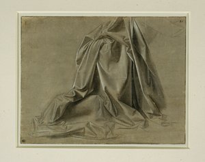 Daperie para um boneco ... de Leonardo da Vinci