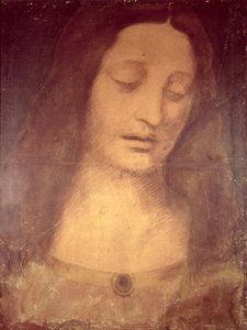 Cabeça de Cristo (lápis e lavagem)