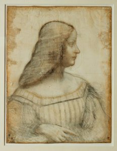 Isabella d&39;Este de Leonardo da Vinci