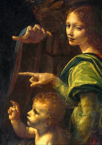 La Vierge aux rochers - A Madona dos Rochedos ... de Leonardo da Vinci