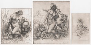Leda e o cisne, c1504-1506 de Leonardo da Vinci