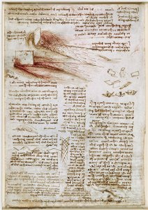 Leonardo da Vinci - RCIN 912660, Estudos sobre a água c.1510-1512, 745082-1634741785 de Leonardo da Vinci