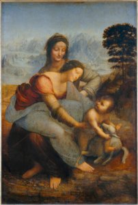Leonardo da Vinci, Hl. Anna Selbdritt de Leonardo da Vinci