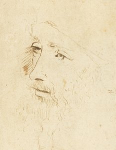 Retrato de Leonardo da Vinci, cerca de 1518. de Leonardo da Vinci,