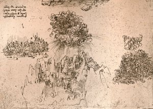 Representação de fenômenos naturais, c1472-c1519 1883 de Leonardo da Vinci