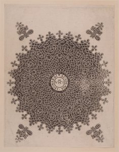 Círculo com trançado e nós. O emblema da «Academia Leonardi» em Milão de Leonardo da Vinci