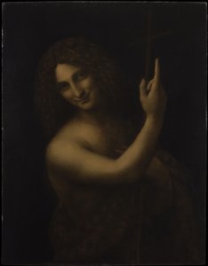 São João Batista, 1513-1516. de Leonardo da Vinci